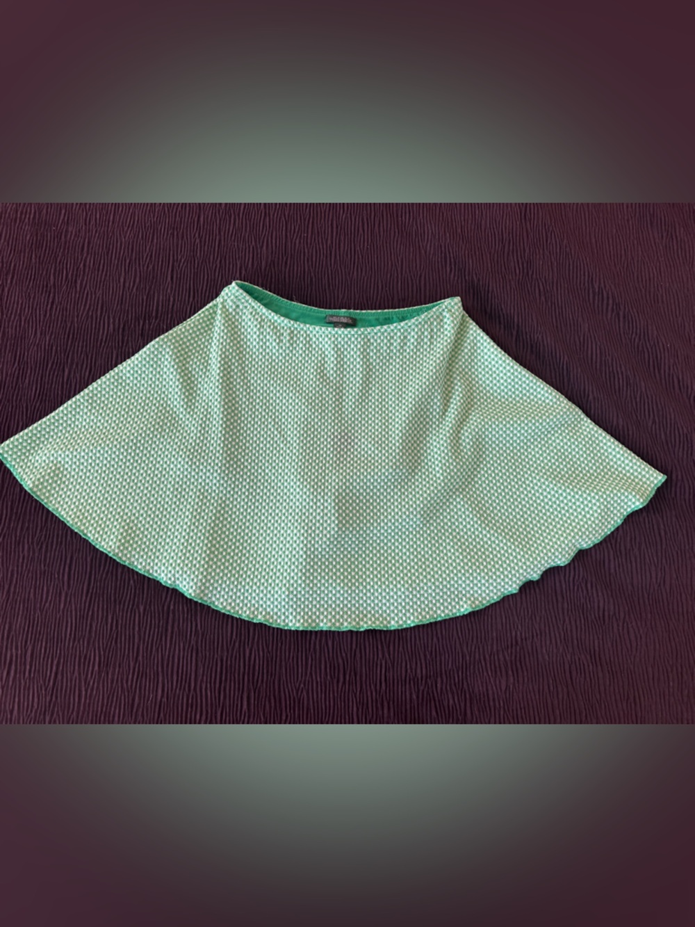 wild fable gingham Green flounce Skort